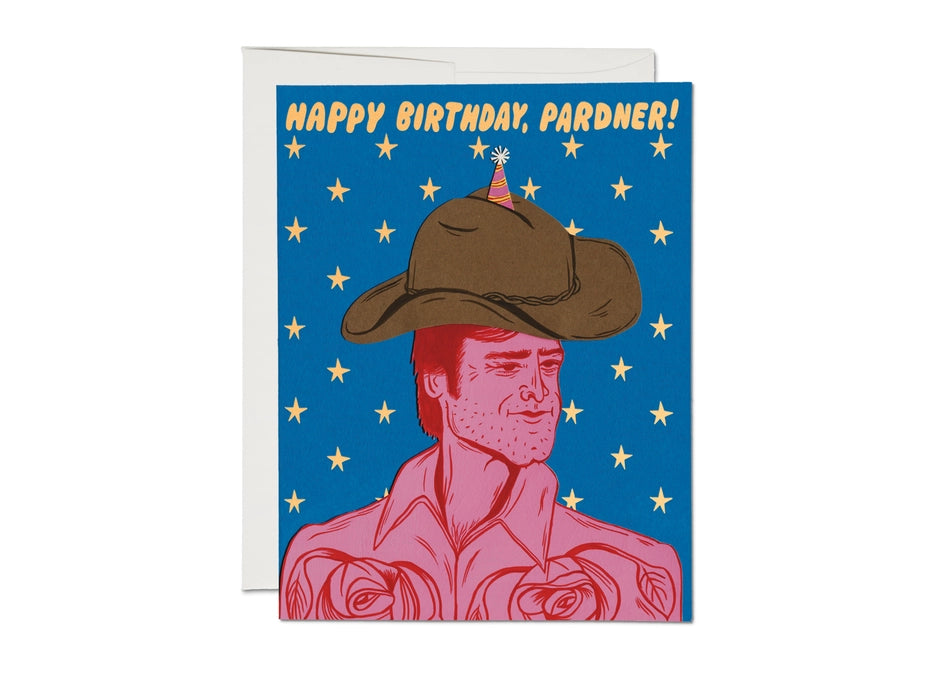 Birthday Pardner Birthday Greeting Card