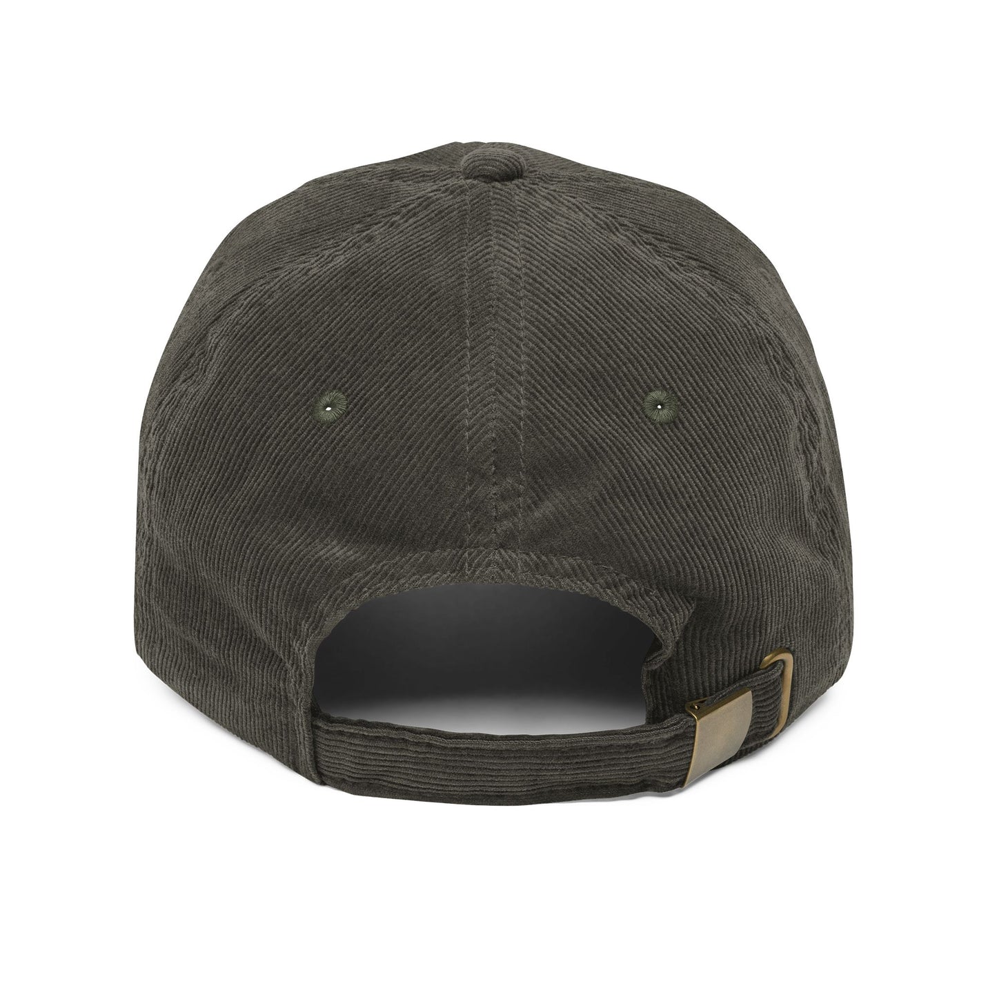 Vintage Coyote Embroidered Corduroy Cap