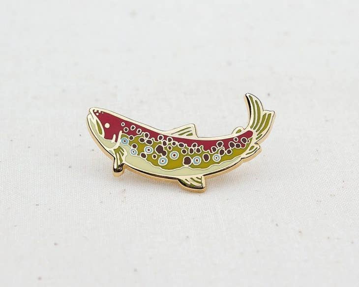 Brown Trout Pin