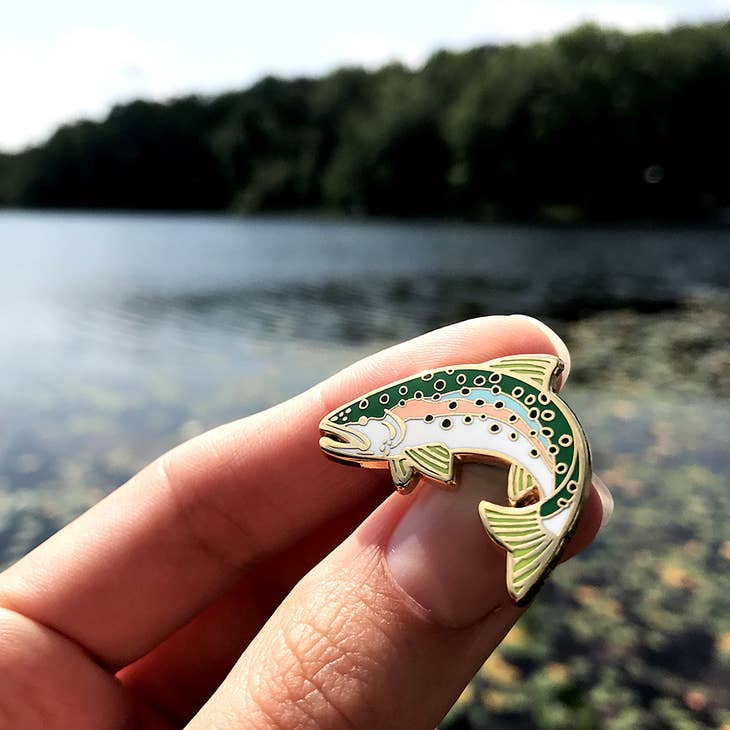 Rainbow Trout Pin
