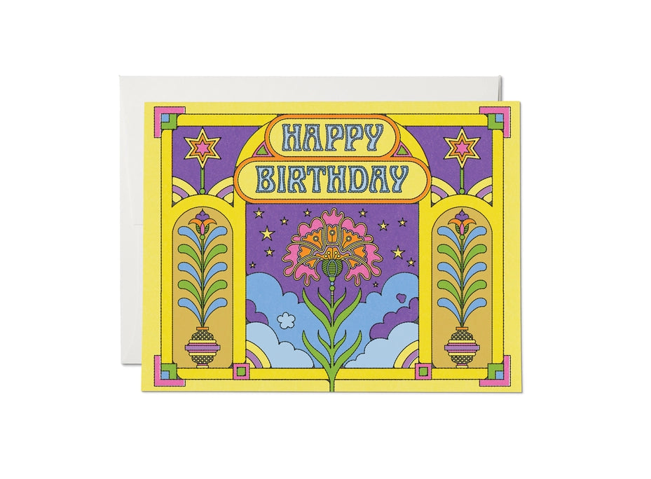 Happy Colors Birthday Greeting Card