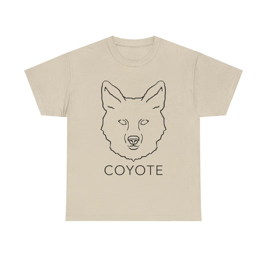 Coyote Graphic Unisex Heavy Cotton Tee - BIG GRAPHIC