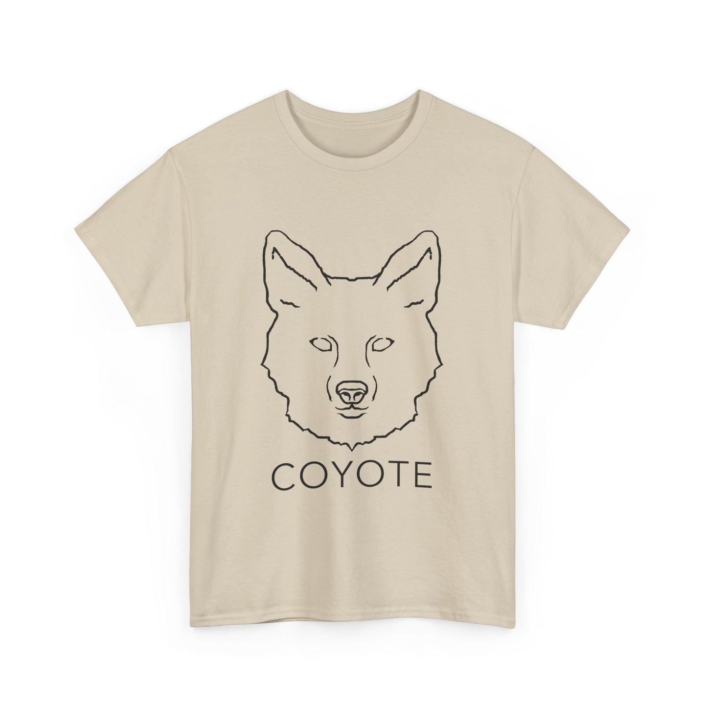 Coyote Graphic Unisex Heavy Cotton Tee - BIG GRAPHIC