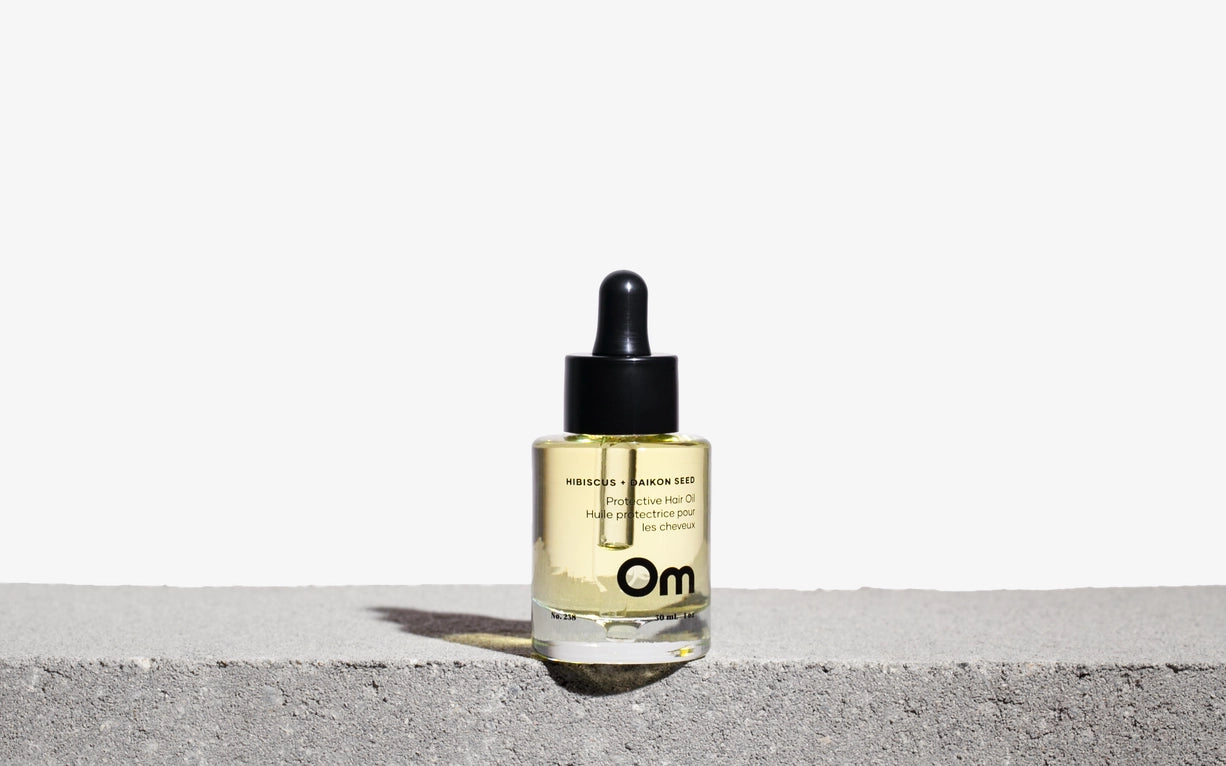 Hibiscus + Daikon Seed Protective Hair Oil - OM ORGANICS
