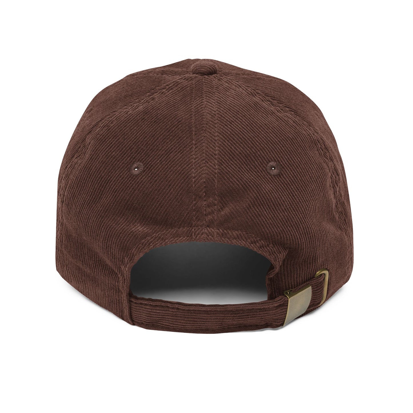 Vintage Coyote Embroidered Corduroy Cap