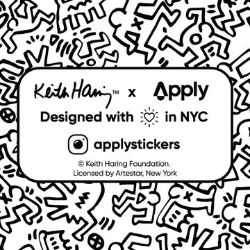 Dj Dog By Keith Haring - Die-Cut Sticker
