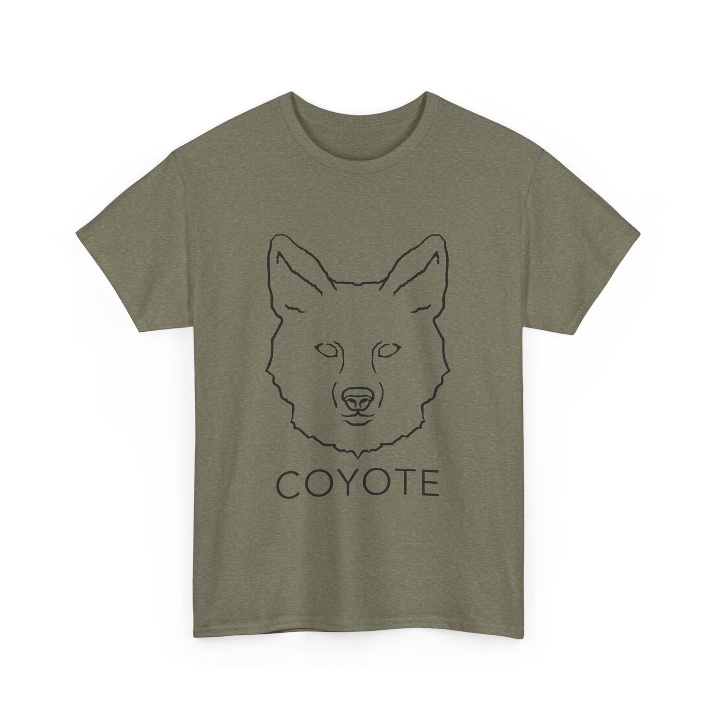 Coyote Graphic Unisex Heavy Cotton Tee - BIG GRAPHIC
