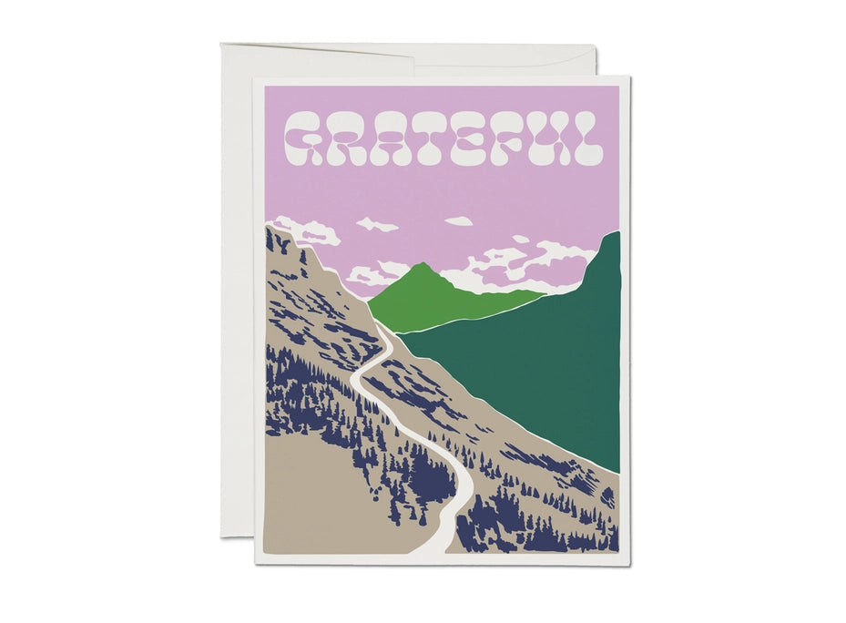 Gratitude Mountain Thank You Greeting Card