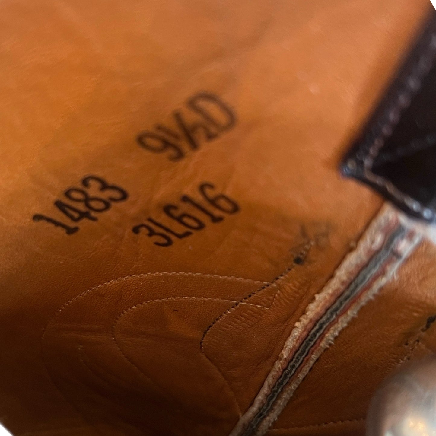 Vintage Lucchese 9 1/2 D Mens Cowboy Boots