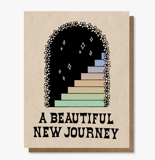 A Beautiful Journey Greeting card