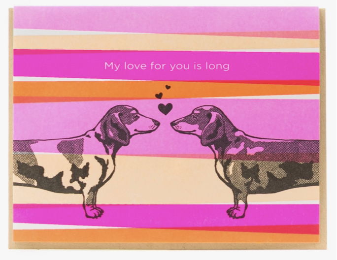 Love Is Long Greeting Card