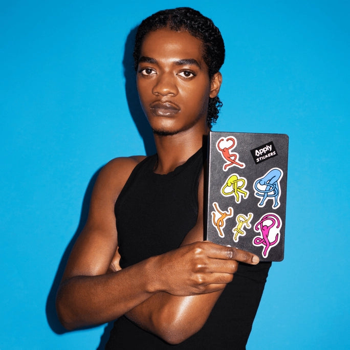 Dance By Keith Haring - Sheet of 8 Kiss-Cut Stickers