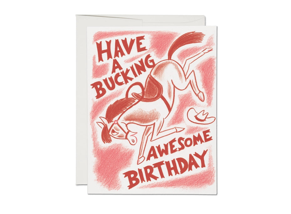 Bucking Birthday Birthday Greeting Card