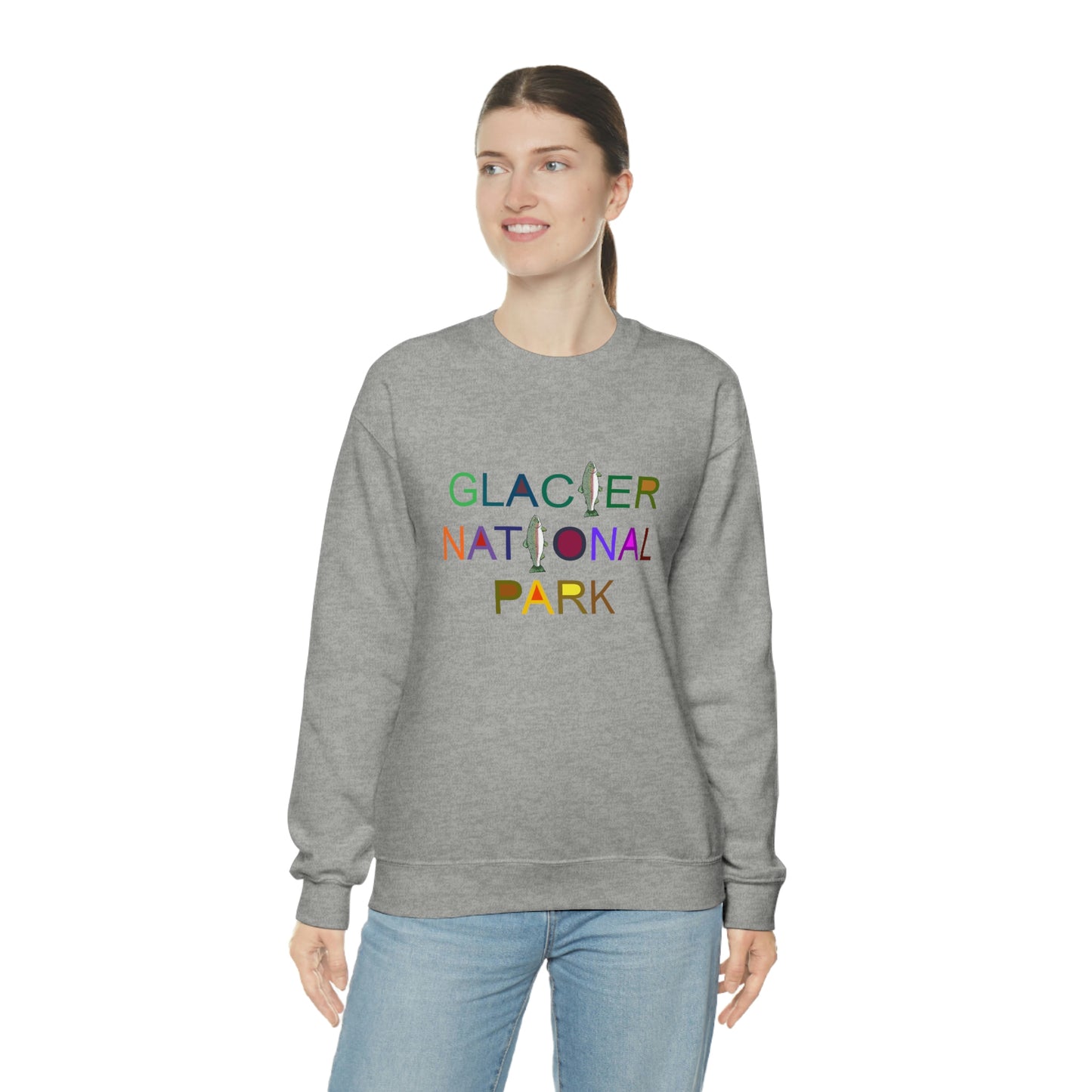 Glacier National Park Crewneck Sweatshirt