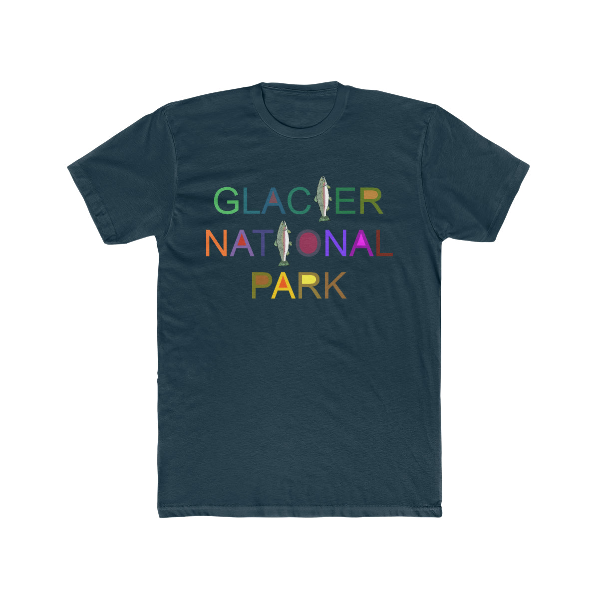Rainbow Glacier Park Cotton T-Shirt
