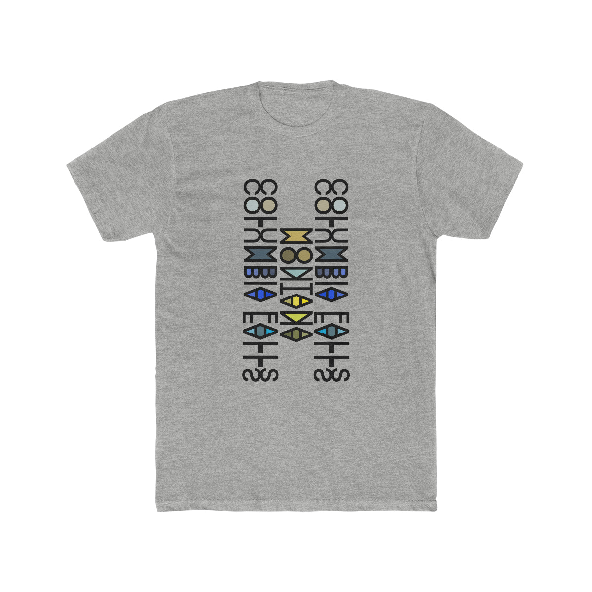 Columbia Falls Montana Mirror Cotton T-Shirt