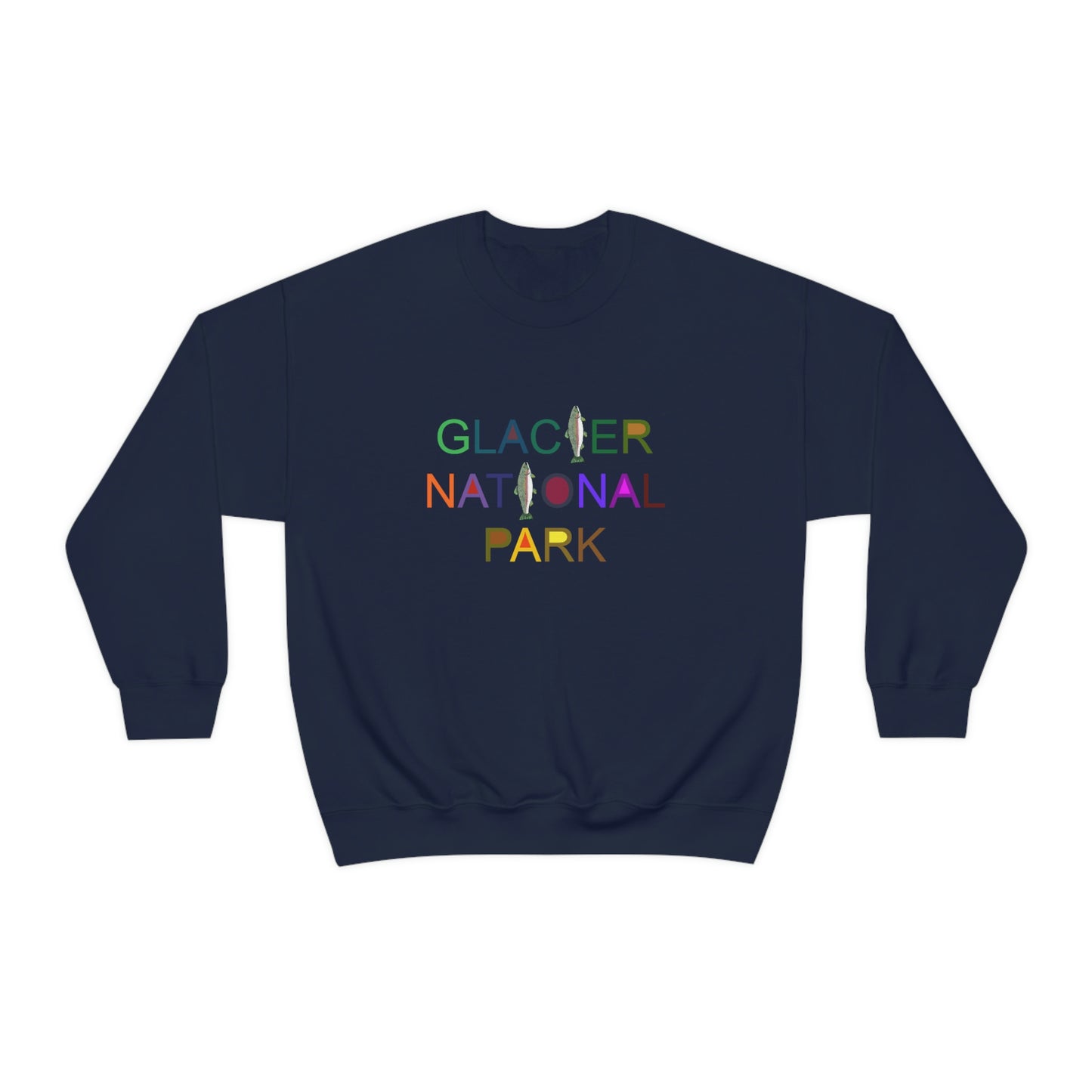 Glacier National Park Crewneck Sweatshirt