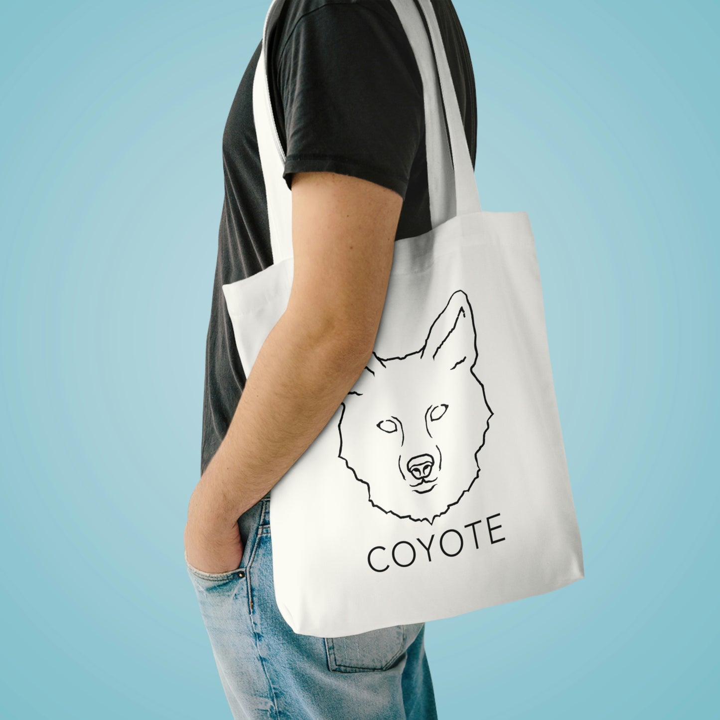 COYOTE Cotton Tote Bag
