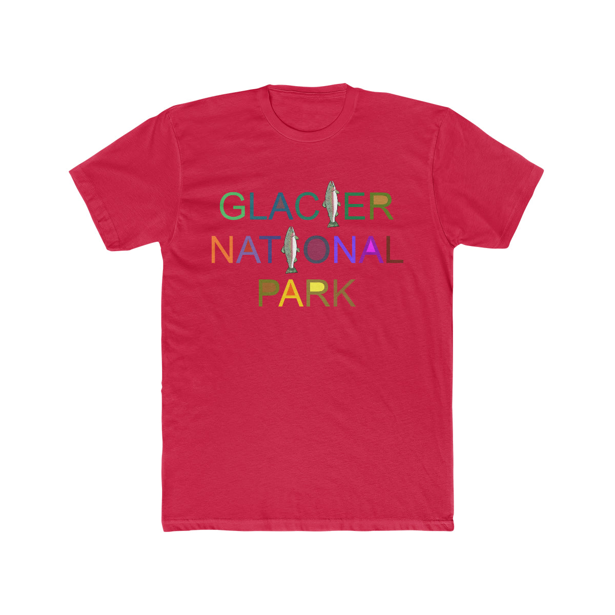 Rainbow Glacier Park Cotton T-Shirt