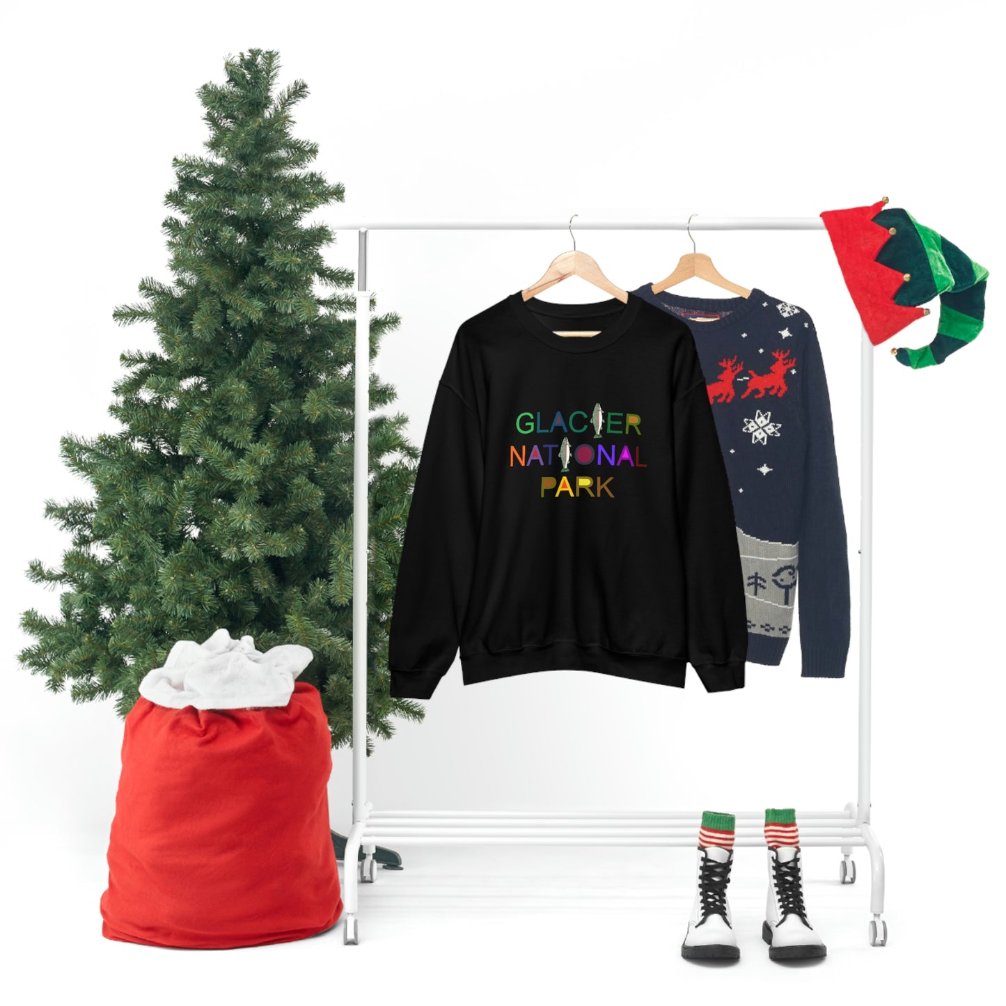 Glacier National Park Crewneck Sweatshirt