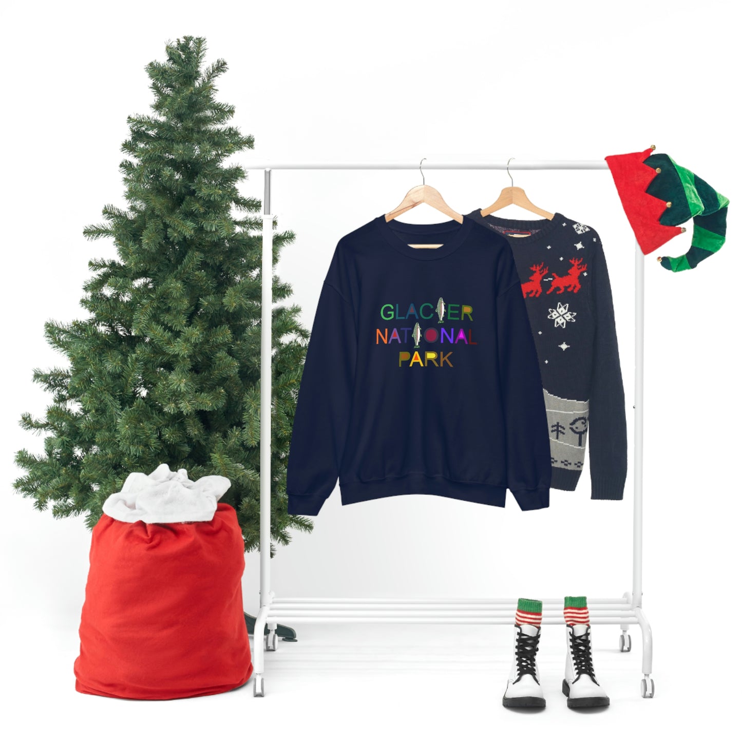 Glacier National Park Crewneck Sweatshirt