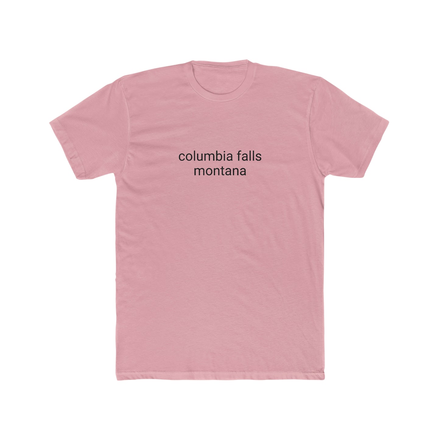 columbia falls, montana Men's Cotton Crew Tee