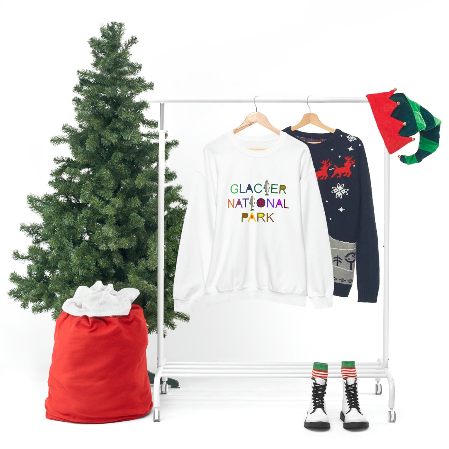 Glacier National Park Crewneck Sweatshirt