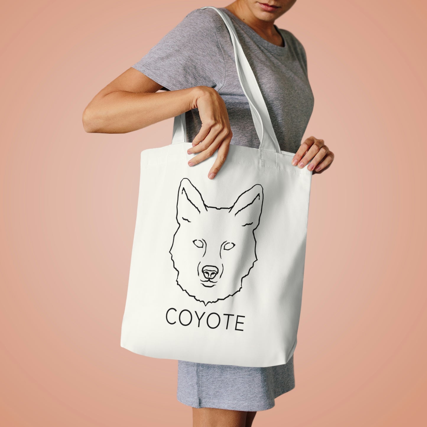 COYOTE Cotton Tote Bag