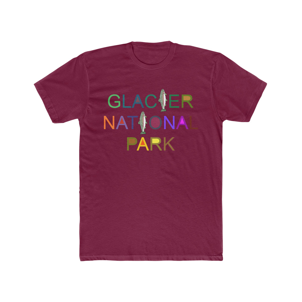 Rainbow Glacier Park Cotton T-Shirt