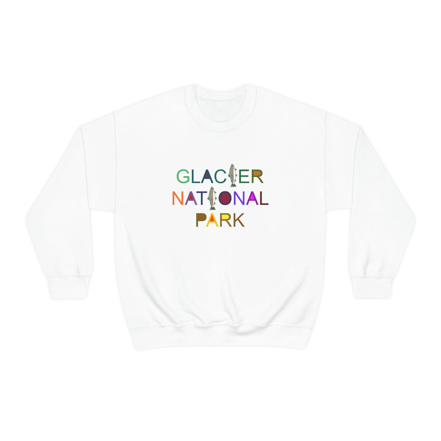 Glacier National Park Crewneck Sweatshirt