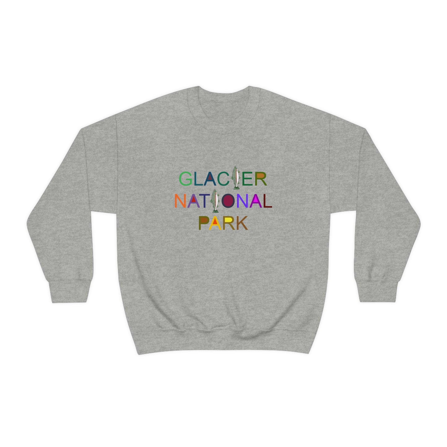 Glacier National Park Crewneck Sweatshirt