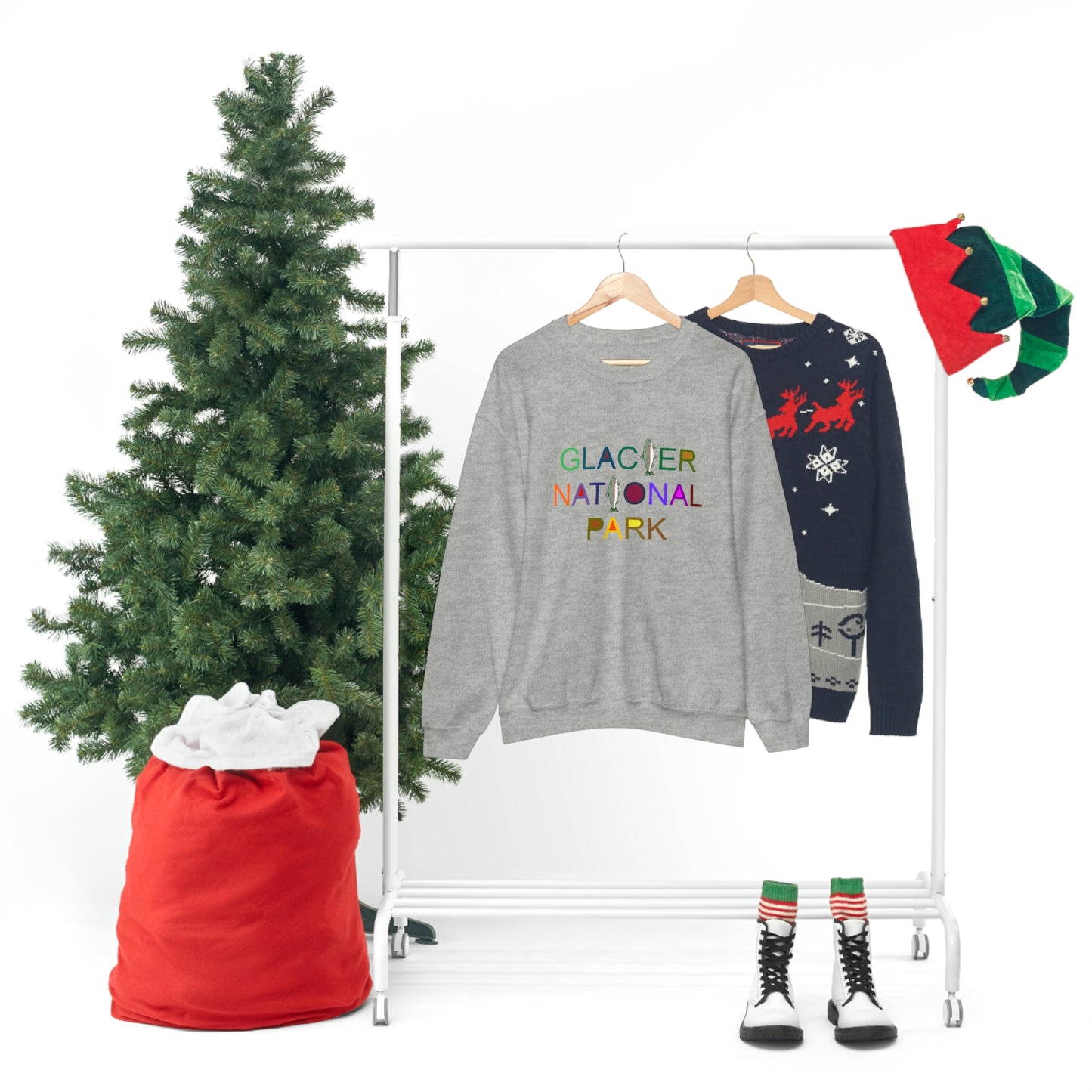 Glacier National Park Crewneck Sweatshirt