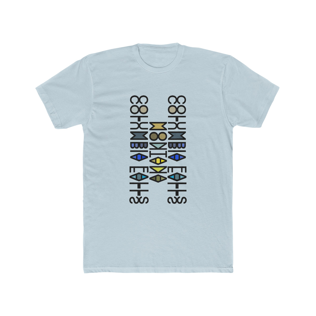 Columbia Falls Montana Mirror Cotton T-Shirt