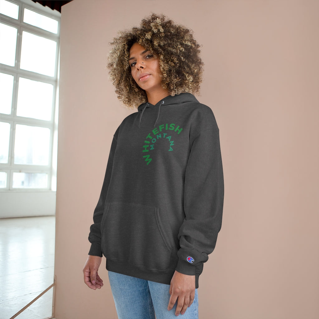 Curve WHITEFISH MONTANA Cotton Champion Hoody