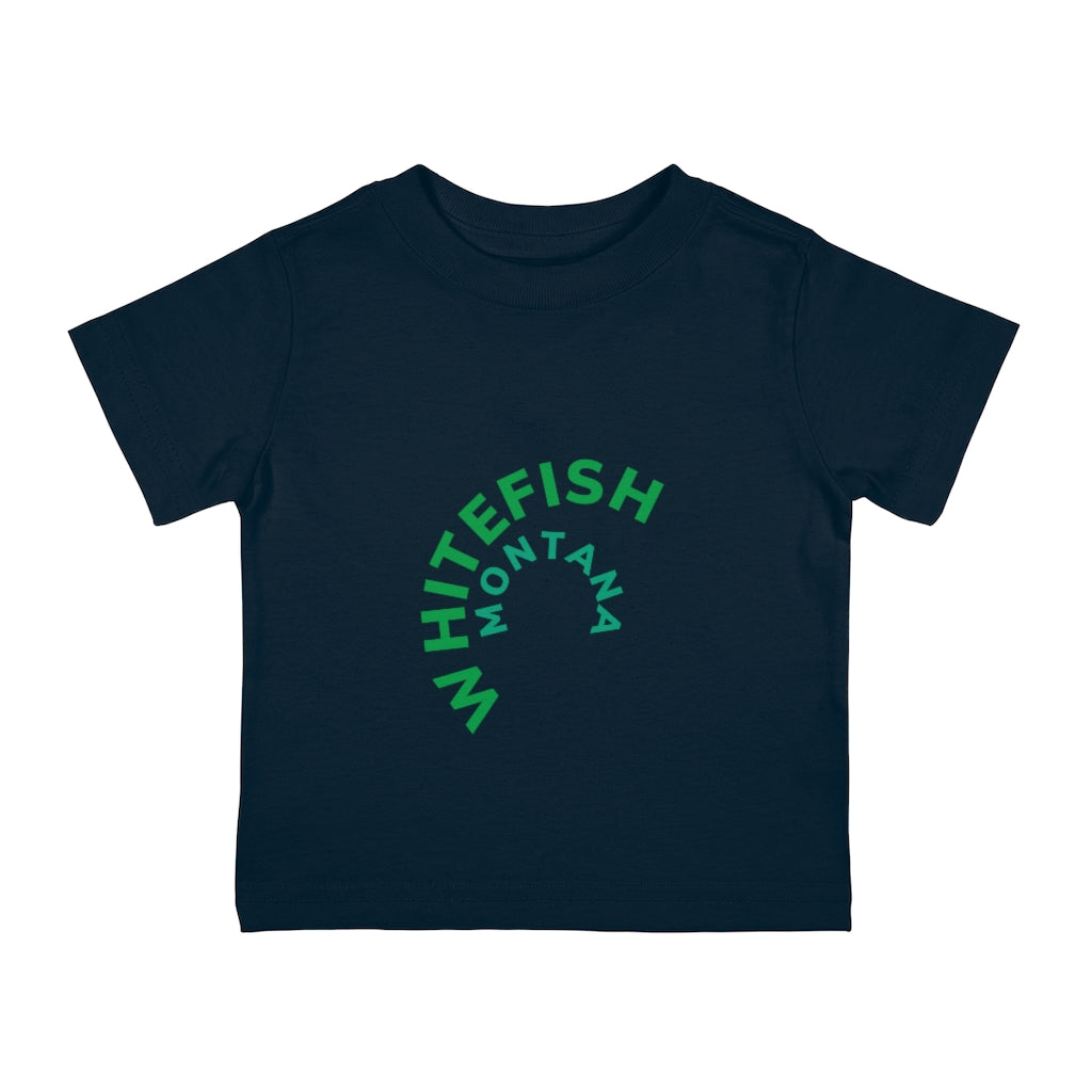 Curve Whitefish Montana Infant Cotton Jersey Tee