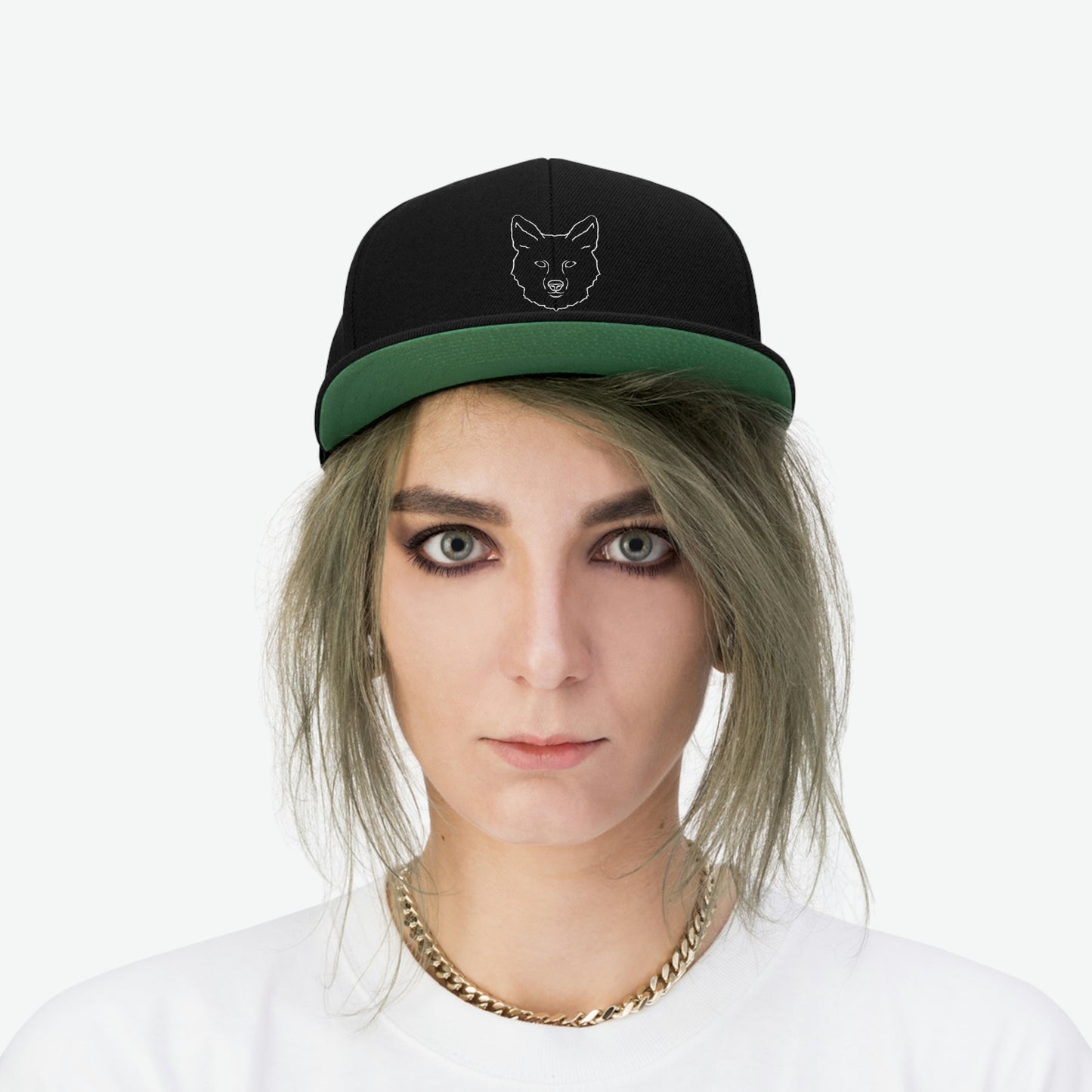 Coyote Unisex Flat Bill Embroidered Hat