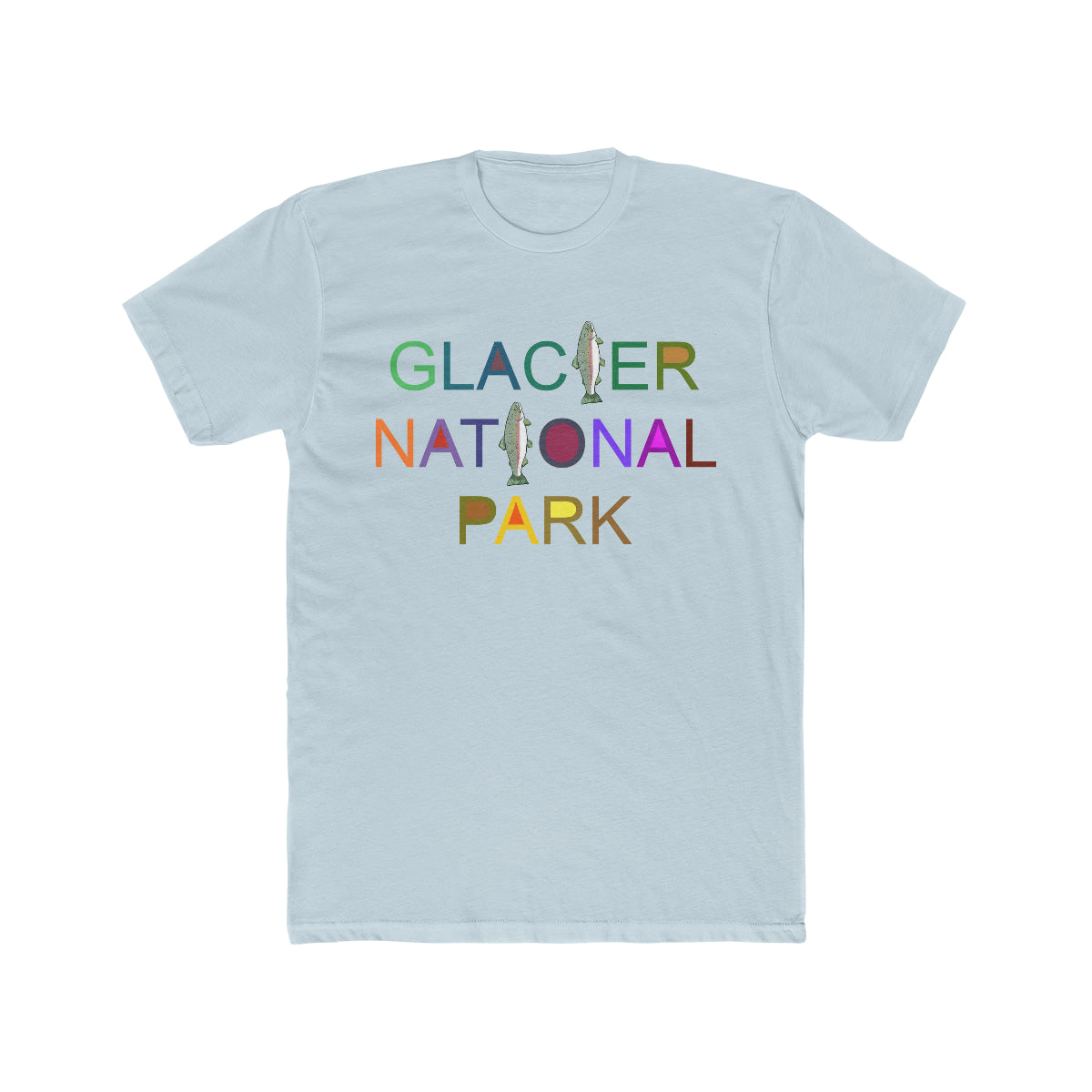 Rainbow Glacier Park Cotton T-Shirt