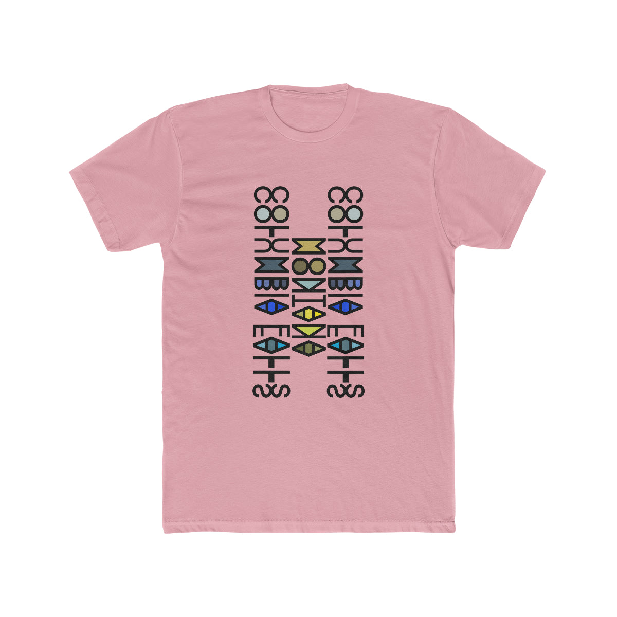 Columbia Falls Montana Mirror Cotton T-Shirt
