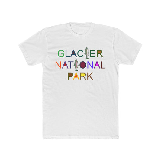 Rainbow Trout Glacier Park Cotton T-Shirt