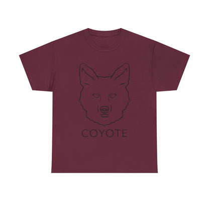 Coyote Graphic Unisex Heavy Cotton Tee - BIG GRAPHIC