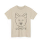 Coyote Graphic Unisex Heavy Cotton Tee - BIG GRAPHIC