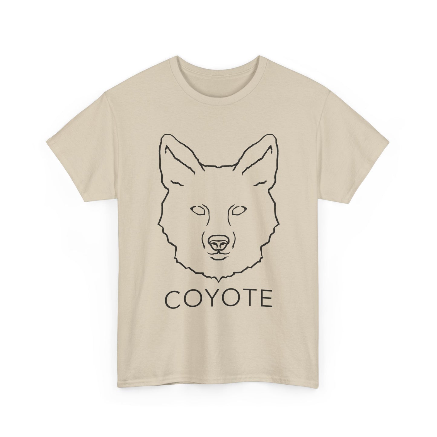 Coyote Graphic Unisex Heavy Cotton Tee - BIG GRAPHIC