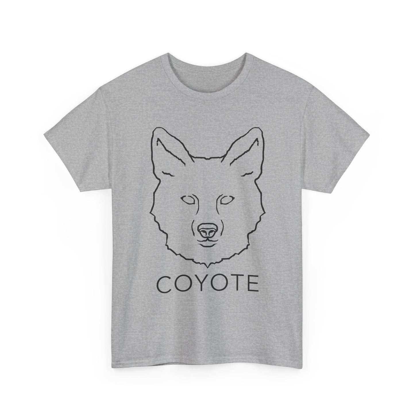 Coyote Graphic Unisex Heavy Cotton Tee - BIG GRAPHIC