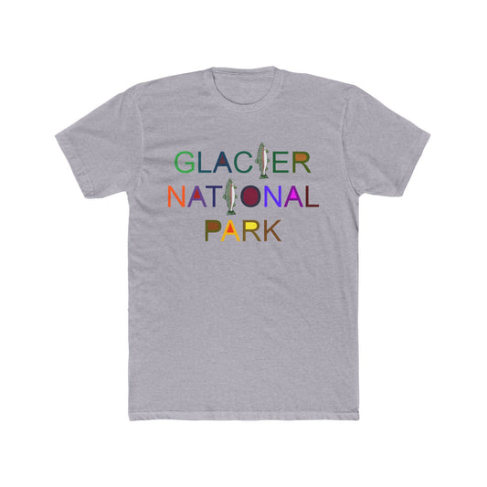 Rainbow Trout Glacier Park Cotton T-Shirt