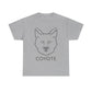 Coyote Graphic Unisex Heavy Cotton Tee - BIG GRAPHIC