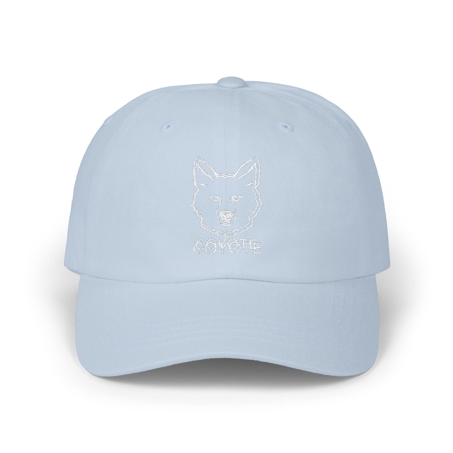 Coyote Unisex Flat Bill Embroidered Hat