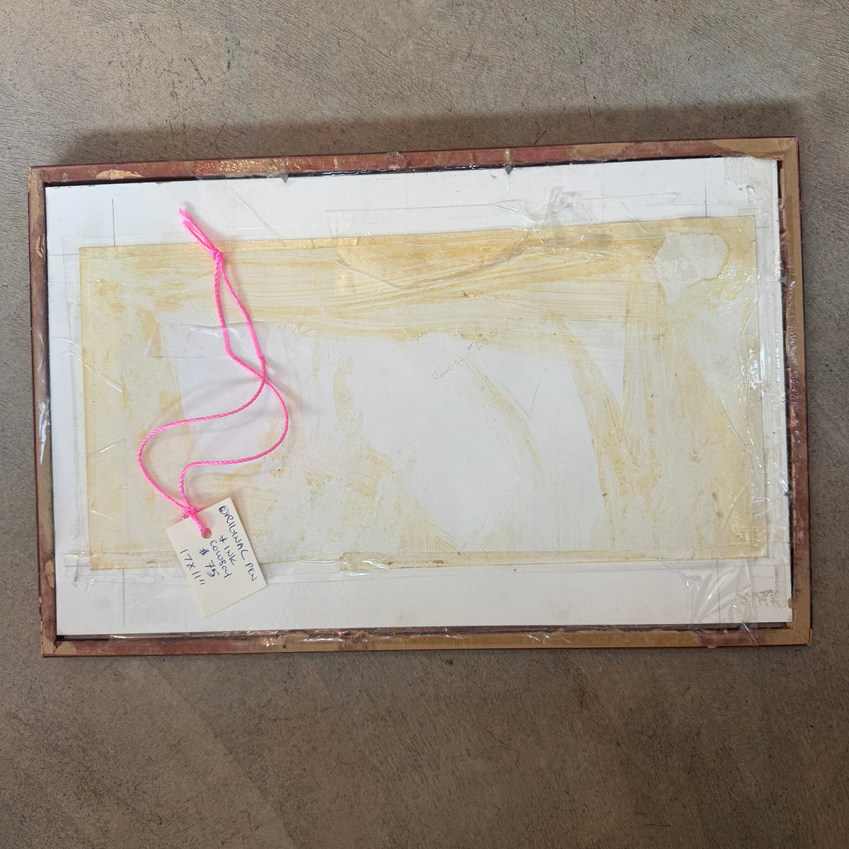 Back of frame