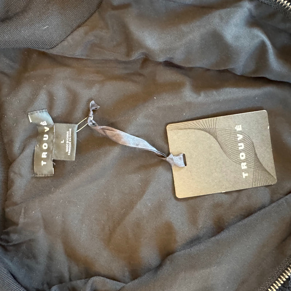 Trouve label and hangtag inside the jacket