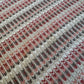 Close view of the striped knit