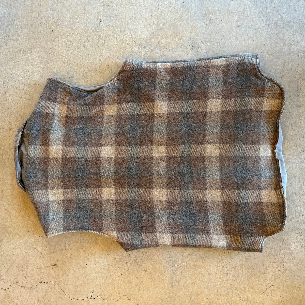 Woolrich vest, reverse side